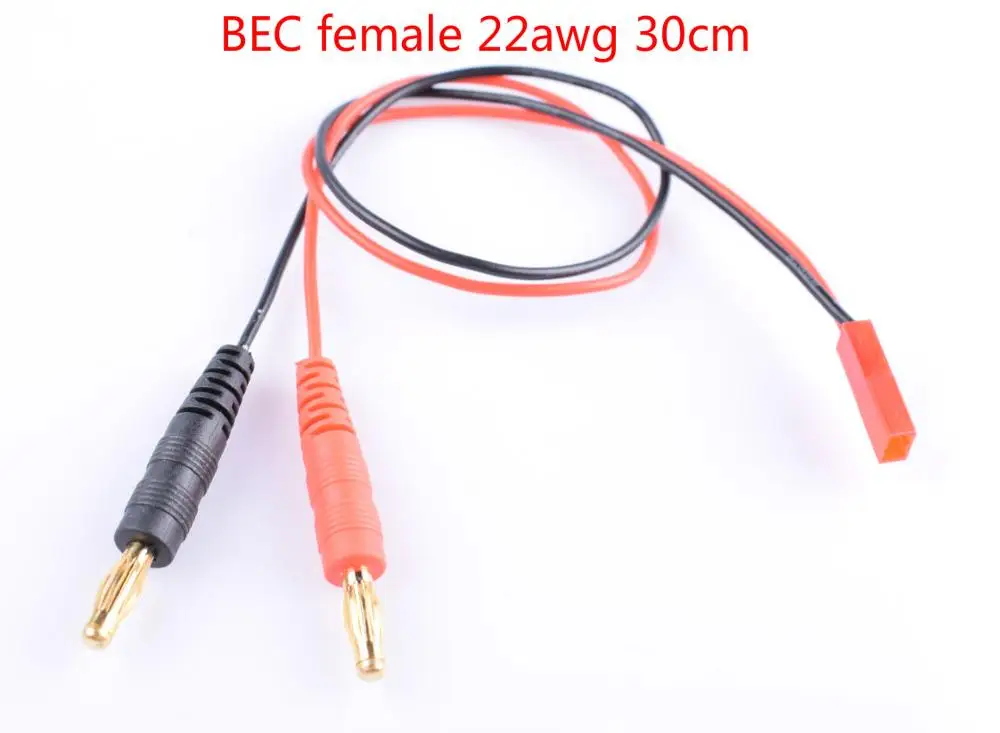 4,0 мм разъем банана к JR/Futaba JST/BEC DC разъем ec2 накал свечной RC зарядный кабель Ведущий адаптер провода - Цвет: JST