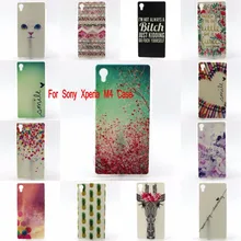 Fundas For Sony Xperia M4Aqua Dual E2303 E2333 Case TPU Bags Protective coque Cover For Sony