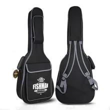 3" 41" водонепроницаемая двойная сумка на плечо для электрогитары сумка-рюкзак для гитары сумка для электрогитары 10 мм с хлопковой подкладкой черного цвета