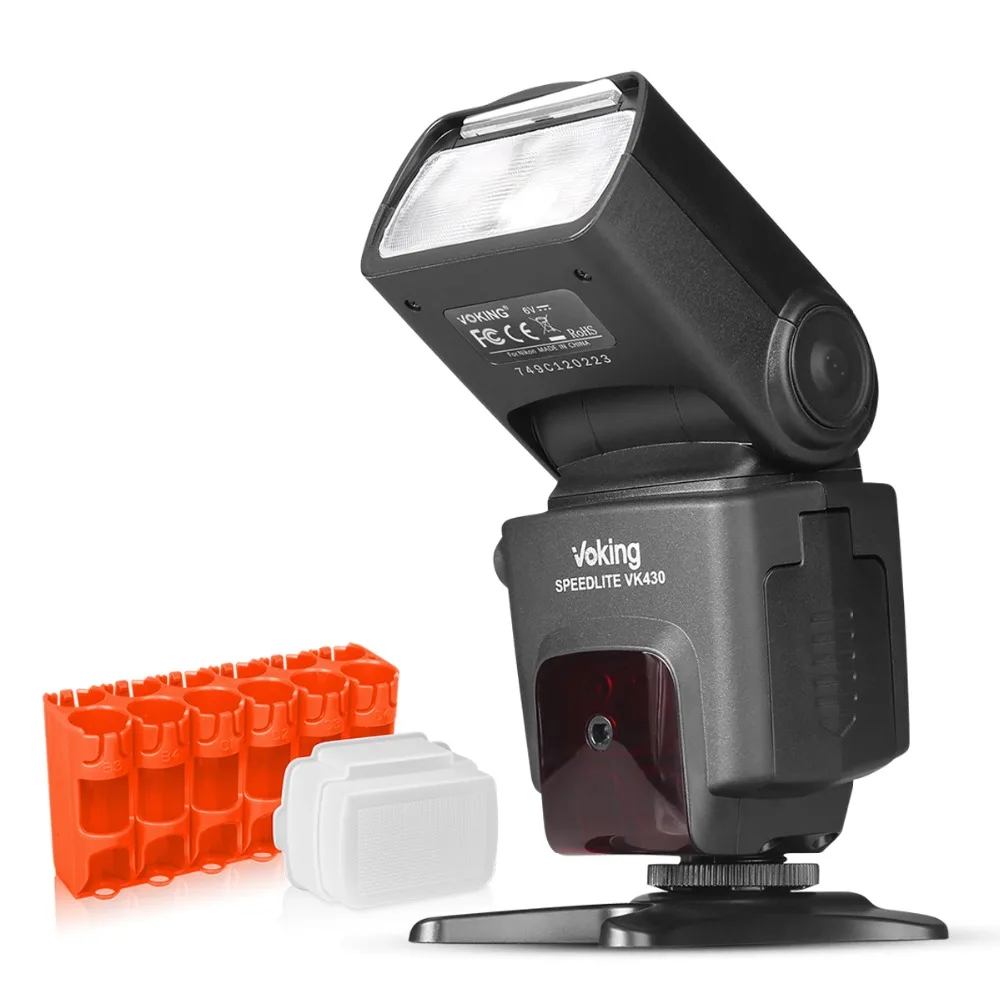 Ceny Voking VK430 I TTL wyświetlacz LCD Blitz lampy błyskowej Speedlite do aparatu Nikon D5500 D3300 D7200 D3400 D5300 D500 D7500 D750 D5600 + prezent