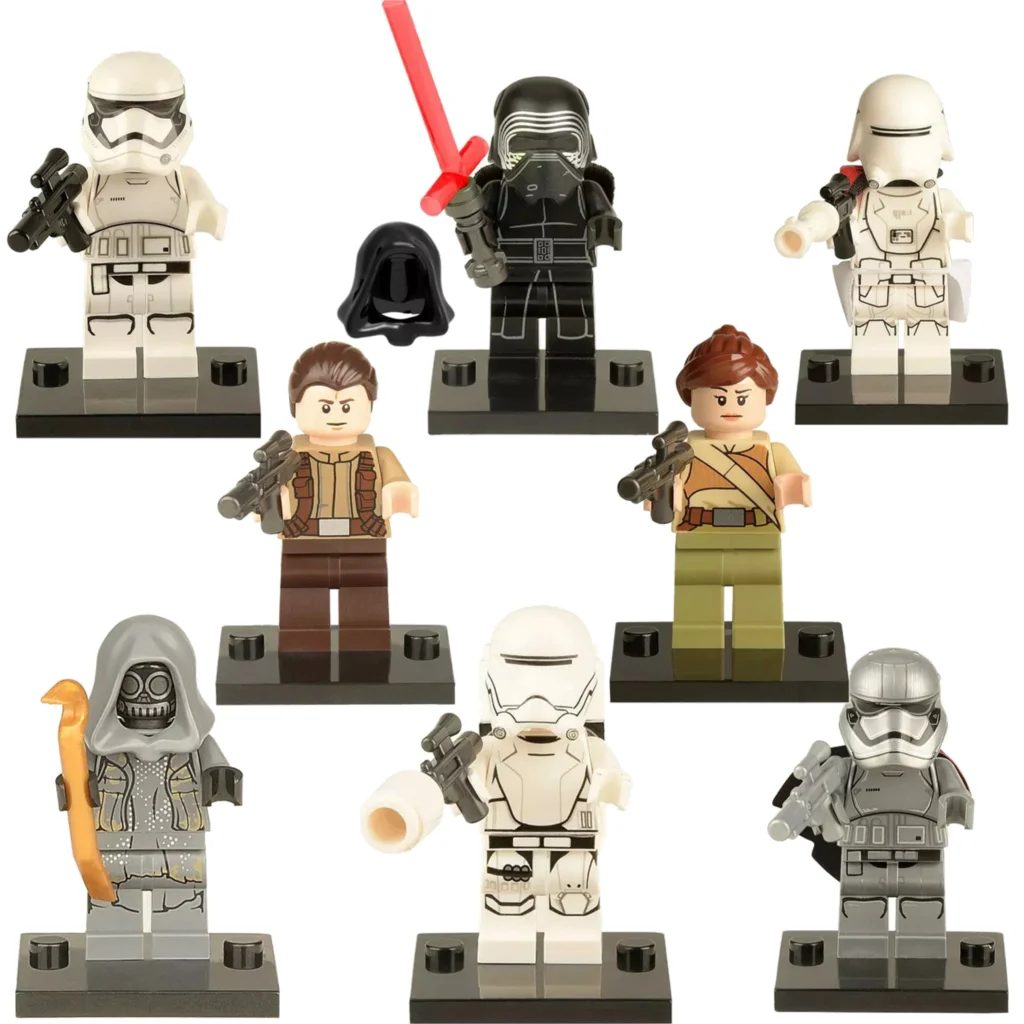 

Star Battle The Force Awakens Anakin Han Solo Clone Troopers Princess Leia Building Bricks Block Figure Compatible With Lego