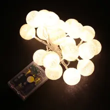 20 светодиодный карты фото фонарики гирлянда Батарея для рождественской вечеринки Свадебные огни