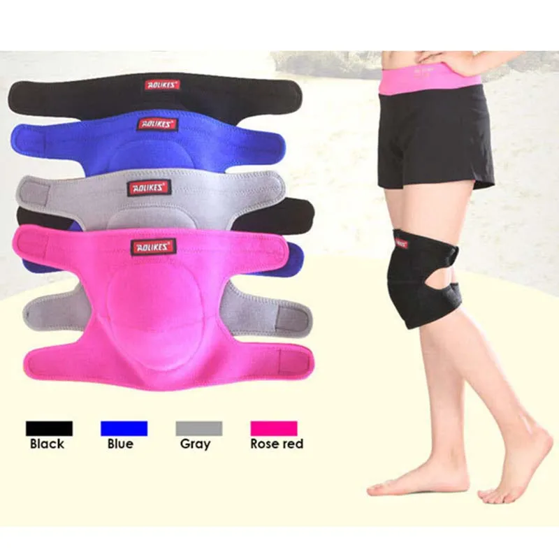 أحدث الكرة الطائرة منصات الركبة منصات سميكة الإسفنج المضادة للانزلاق الدافئة الركبة Accessorices الرياضة دعم نيبادس ل كرة السلة 2 قطعة/الحزمة