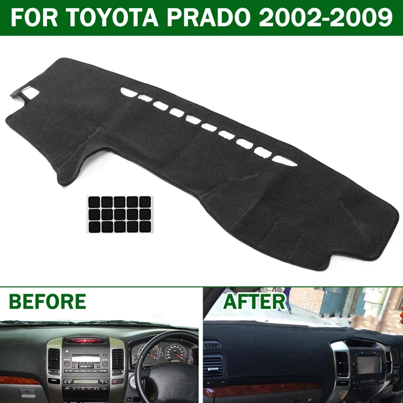 

Autoleader Black 130cm Car Dashmat Dashboard Mat Dash Board Cover Pad for Toyota for Prado 2002-2009 For Right Hand Drive
