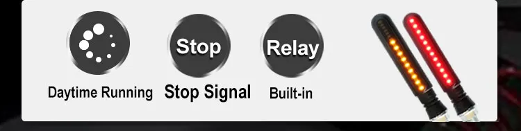 Поворотники для мотоцикла Мотоцикл поворотники свет светодиодный поток воды мигающая лампа встроенный релейный мигалка стоп сигналы IP68 гибкие задние фонари стоп сигнал для мотоцикла