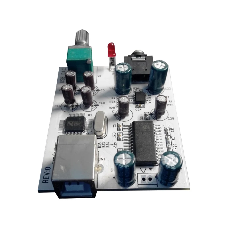 CM108 + TDA1305T TDA1308 IIS/I2S до 3 5 мм выход USB Amp звуковая карта DAC декодер для Hi Fi