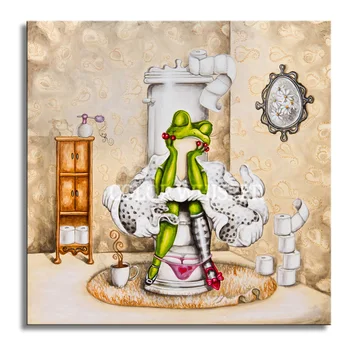 

Diamond Painting Full Square Hipster Frogs Cartoon Frogs in Clothing Daimond Painting Rhinestone Embroidery Cross Stitch LE00079