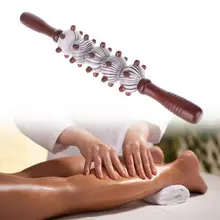 1 шт. деревянная Массажная палка роликовый массажер инструмент рефлексотерапия ручная терапия ног полный