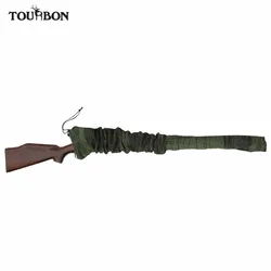 Accesorios de pistola de caza Tourbon, calcetín de pistola tratado de silicona, Rifle de punto, calcetín de escopeta, funda verde para arma de tiro