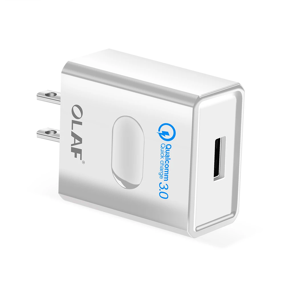 Олаф USB зарядное устройство Быстрая зарядка 3,0 Быстрая зарядка для Iphone X qc 3,0 USB Wlall зарядное устройство адаптер для Samsug S8 для huawei p20 lite - Тип штекера: US white