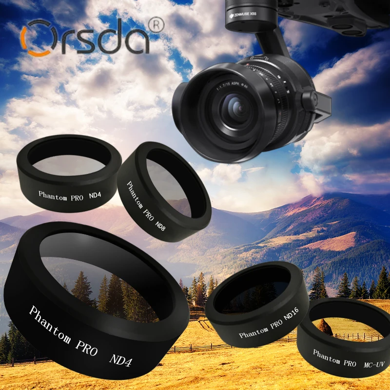 

Orsda MR-UV DN4 ND8 lens Filter for DJI phantom4 pro for Gimbal Camera Ultraviolet Filter UAV Quadcopter drone parts accessories