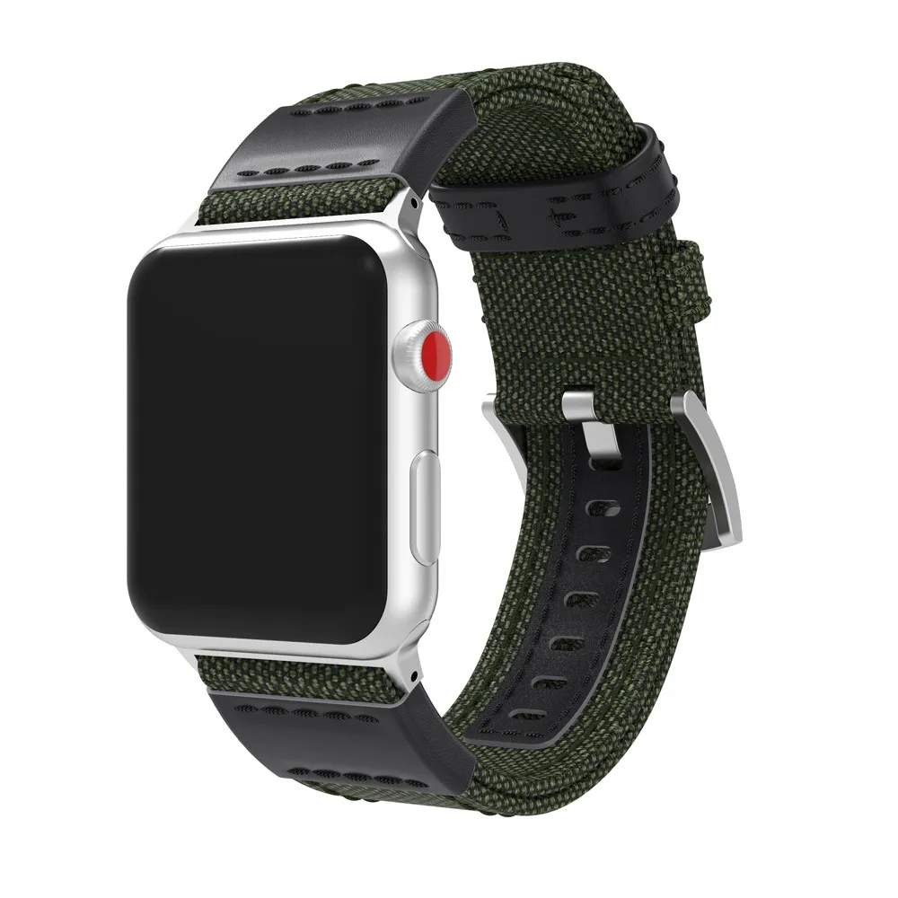 Новый тканые нейлон спортивная петля ремешок для Apple Watch Series 4 44 мм 40 мм замена группы ремень ремешок для iWatch 42 мм 38 мм полосы