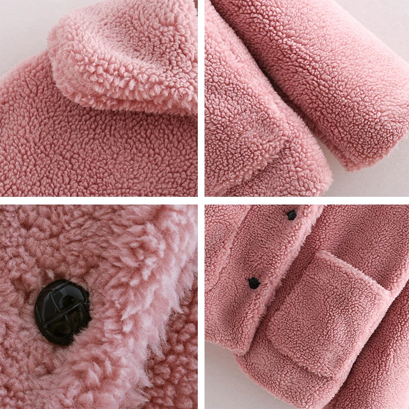 Autumn Women Faux Lambswool Jacket Junior Girl Winter Warm Coat Vintage Outwear Camel Hairy Fully Feminine Pink European Clothes Autumn Women Faux Lambswool Jacket Junior Girl Winter Warm Coat Vintage Outwear Camel Hairy Fully Feminine Pink European Clothes