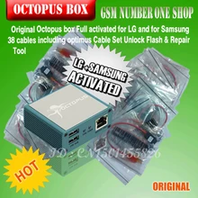 Full activated Octopus Box + 38 in 1 Full Cable Set for LG and for Samsung Unlock Flash & Repair+free shipping