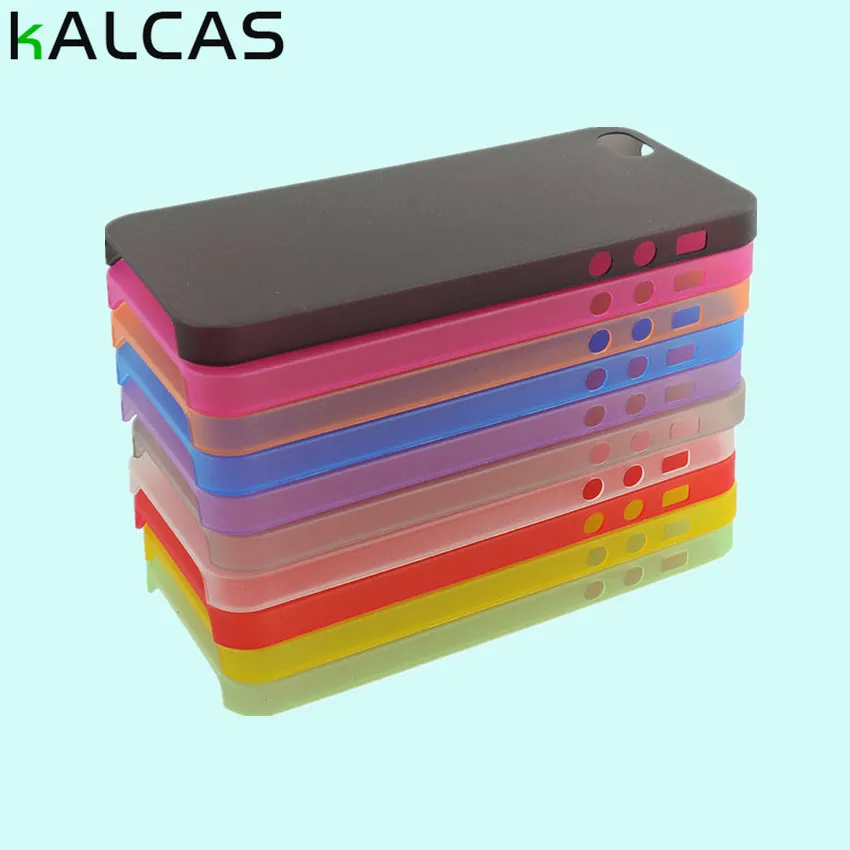 

Back Case For iPhone 8 7 7 Plus For iPhone 6 6s Plus 5 5S 4 4S Matte Transparent Ultra-thin Soft TPU Translucent Phone Case