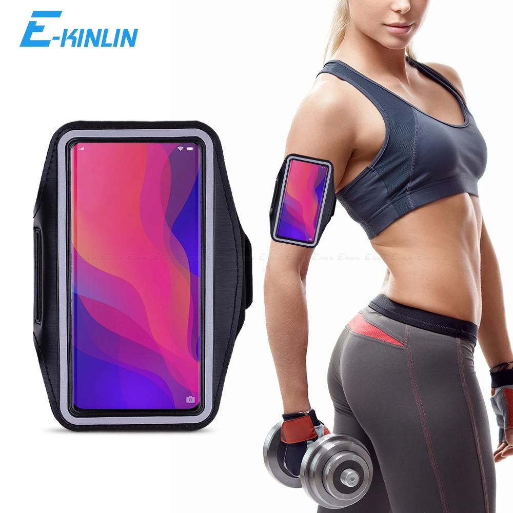 

Sport Gym Running Case Arm Band For OPPO Reno 10x zoom K3 R15 Pro RX17 R17 R11s Find X F11 F9 F7 F5 Youth Lite A3s Phone Cover