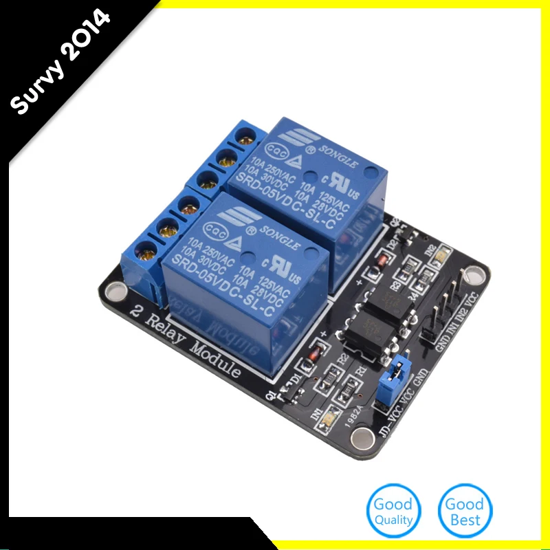 

5V 2--Channel Relay Module PIC ARM DSP AVR Electronic