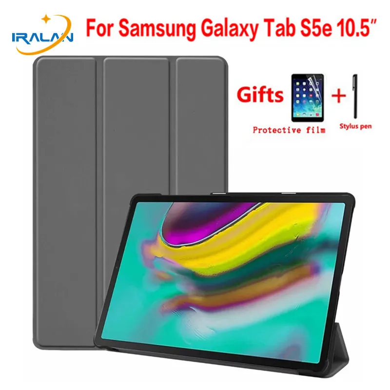 

PU Leather Flip Stand Cover for Samsung Galaxy Tab S5E 10.5 2019 Smart Tablet Case for Tab s5e T720 T725 10.5 inch Funda+3 in 1