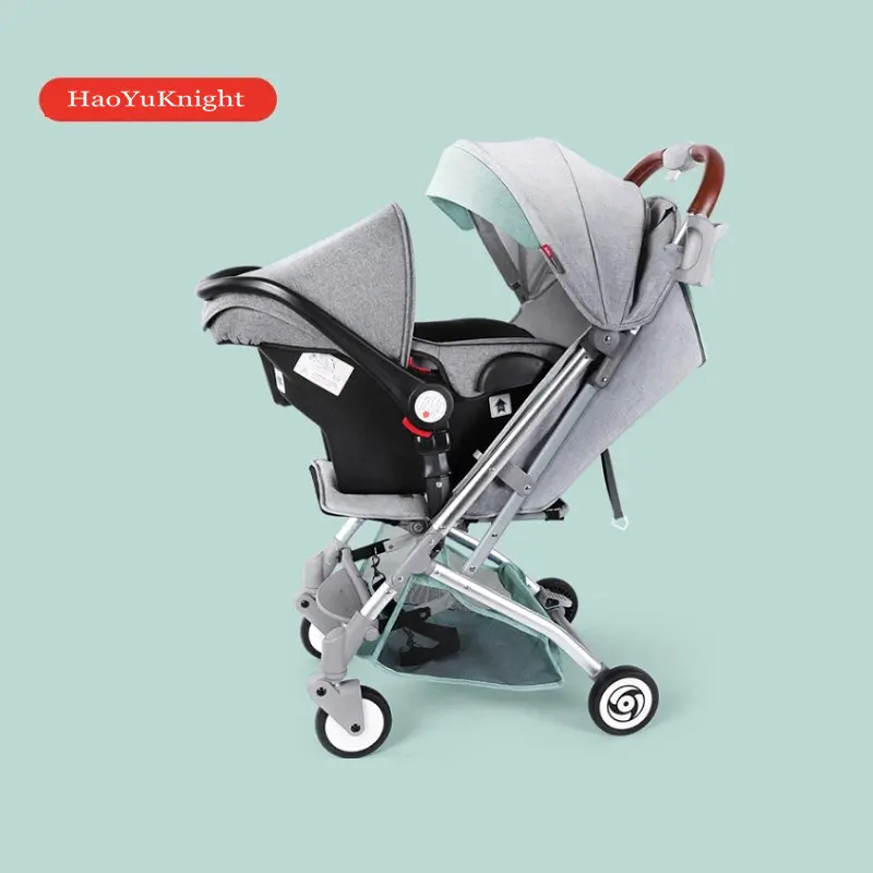 

Gemini Baby strollers Physical activity foldable can be divided sit and lie Baby two strollers 3C children's cars Popular New