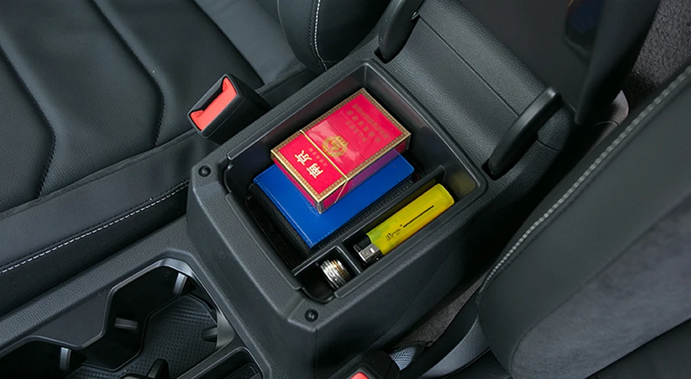 Автомобиль Подлокотник Центральная коробка для хранения Контейнер органайзер для перчаток держатель чехол для Volkswagen VW Tiguan mk2 аксессуары