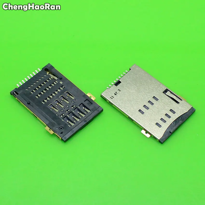 

ChengHaoRan 2pcs/lot New SIM card reader Socket Holder Tray Slot Replacement for Motorola XT885 XT889 MT887 For Huawei S7-721u