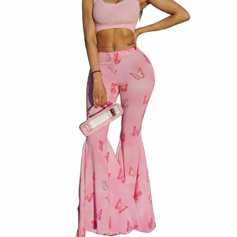 flare leg bell bottom pants