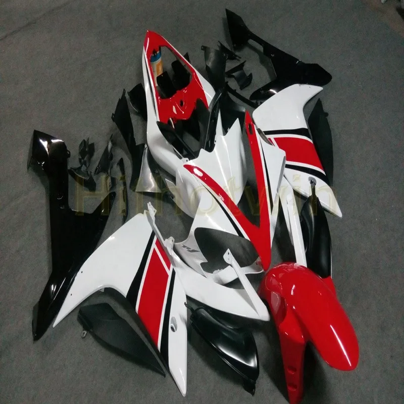J Пользовательские YZF R1 07-08 мотоцикл обтекатель для Yamaha YZF-R1 2007-2008 год литья под давлением красный черный - Цвет: J