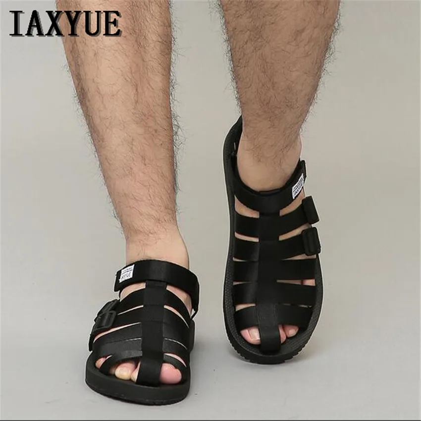 Romana antigua sandalias de los hombres zapatos de playa baotou genial hombre ocio de la edición de han de nueva de verano 2019 _ - Mobile