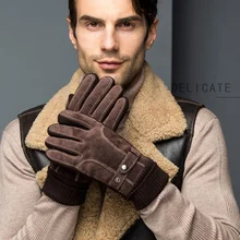 Мужские/женские перчатки из натуральной кожи с сенсорным экраном, теплые перчатки для охоты на открытом воздухе, велосипедные перчатки на открытом воздухе, перчатки на полный палец, перчатки для сноуборда