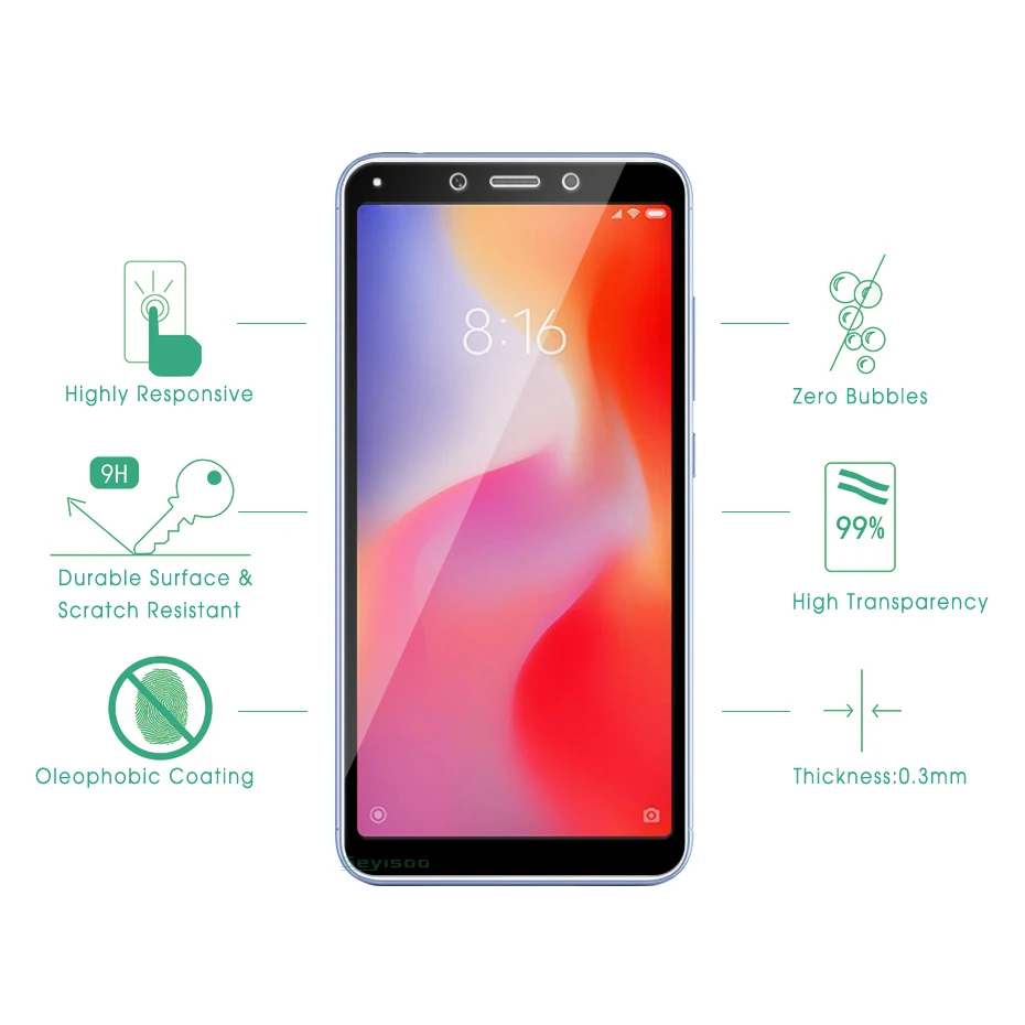 Xiaomi redmi 6 6a tempered glass (10)