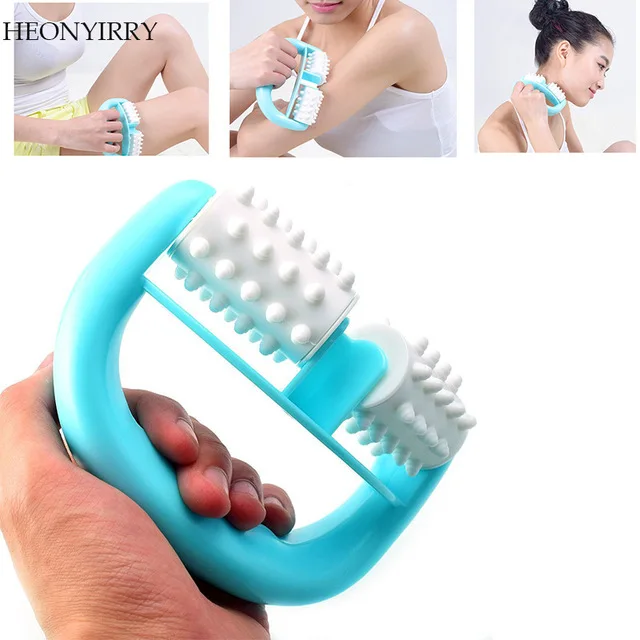 

1pc Blue D Type Fat Control Roller Massager Cellulite Leg Abdomen Neck Buttocks Fast Anti Cellulite Face Lift Tools roller