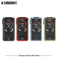 Оригинальные электронные сигареты моды smoant charon Mini Mod 225 w большой Выход Двойной аккумулятор испаритель VS SMOK Mag Mod вейп hookah