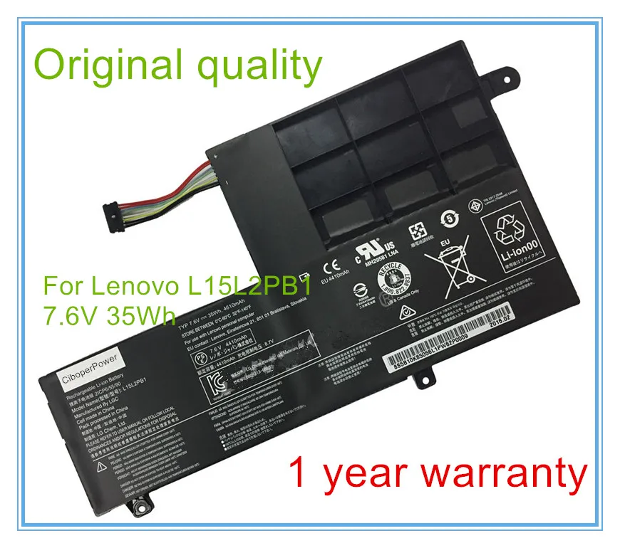 

Original quality Laptop Battery for L15L2PB1,L15M2PB5,510-15ISK L15M2PB1