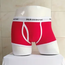 95% дышащее нижнее белье из чесаного хлопка, мужские боксеры, мужские сексуальные трусы, Прозрачные Боксеры Шорты, мужское нижнее белье, мужские трусы