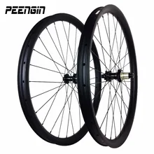 light bicycle mountain bikes DH rims 40X32mm downhill Tubeless wheels with Novatec D791 26 inch bearing hubs carbon mtb wheelset