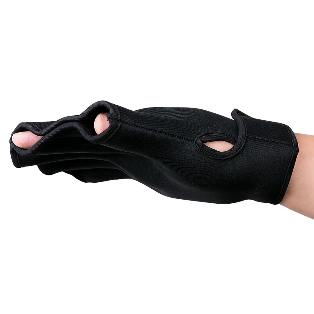 1 пара Ласты Ручные перчатки для тренировок без пальцев переплетенные ласты весло для серфинга перчатки для плавания