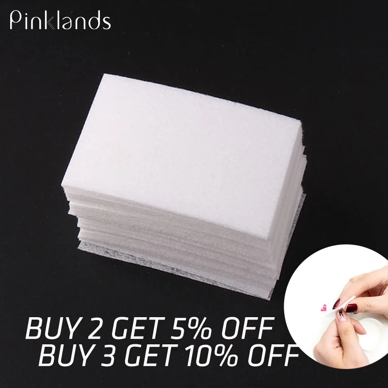 

100Pcs Lint-Free Nail Wipes Napkin For Manicure Nail Gel Polish Removal Wraps Cotton Nail Polish Remover Nail Art Tools
