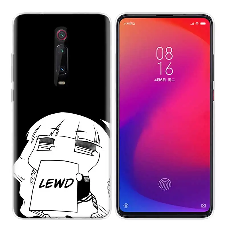 Силиконовый чехол для Xiao mi Red mi K20 Pro K20Pro Note 5 6 7 7A 6A mi A2 A1 8 Lite 9 S2 Pocophone F1 LEWD Sad аниме эстетический Senpai