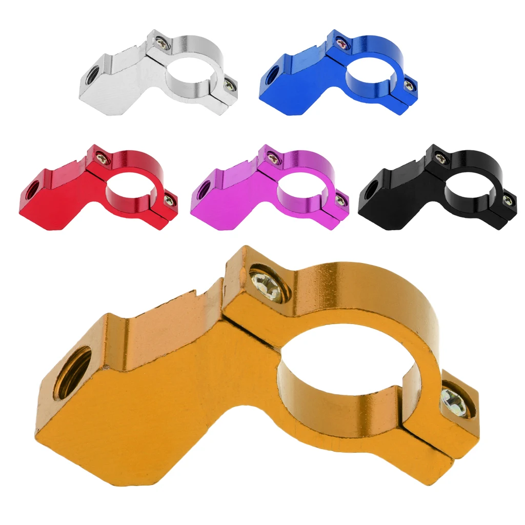 

Perfeclan Lightweight Motorcycle Bike Handlebar Mirror Adapter Bracket Rear View Holder Bicycle Refit Accessories