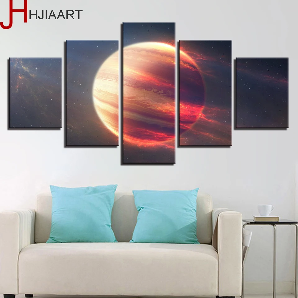 5 шт. абстрактные картины на холсте с рамкой|canvas prints|living room wall artframe canvas print |