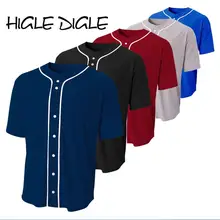 Maillots de baseball personnalisés, maillots d'équipe de baseball, possibilité d'ajouter votre nom et votre logo