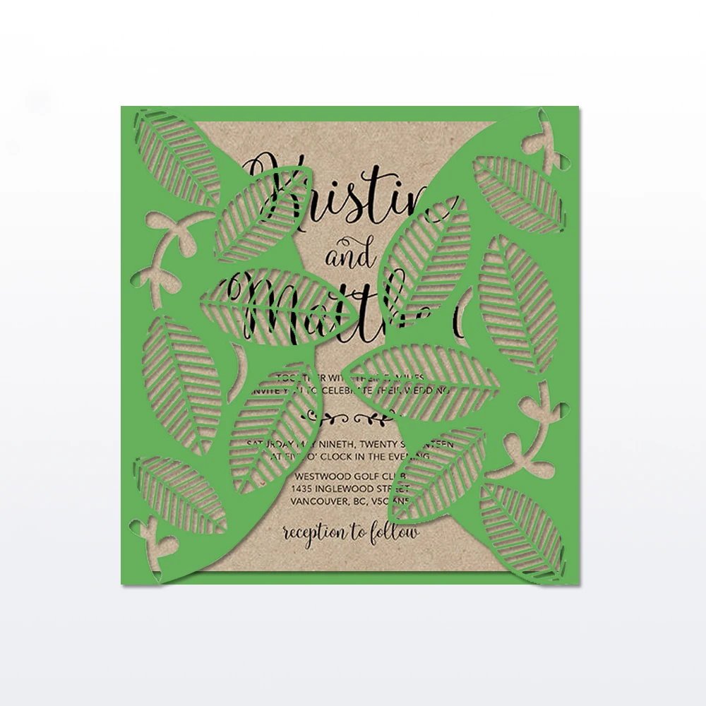 Laser Cutting Invitations