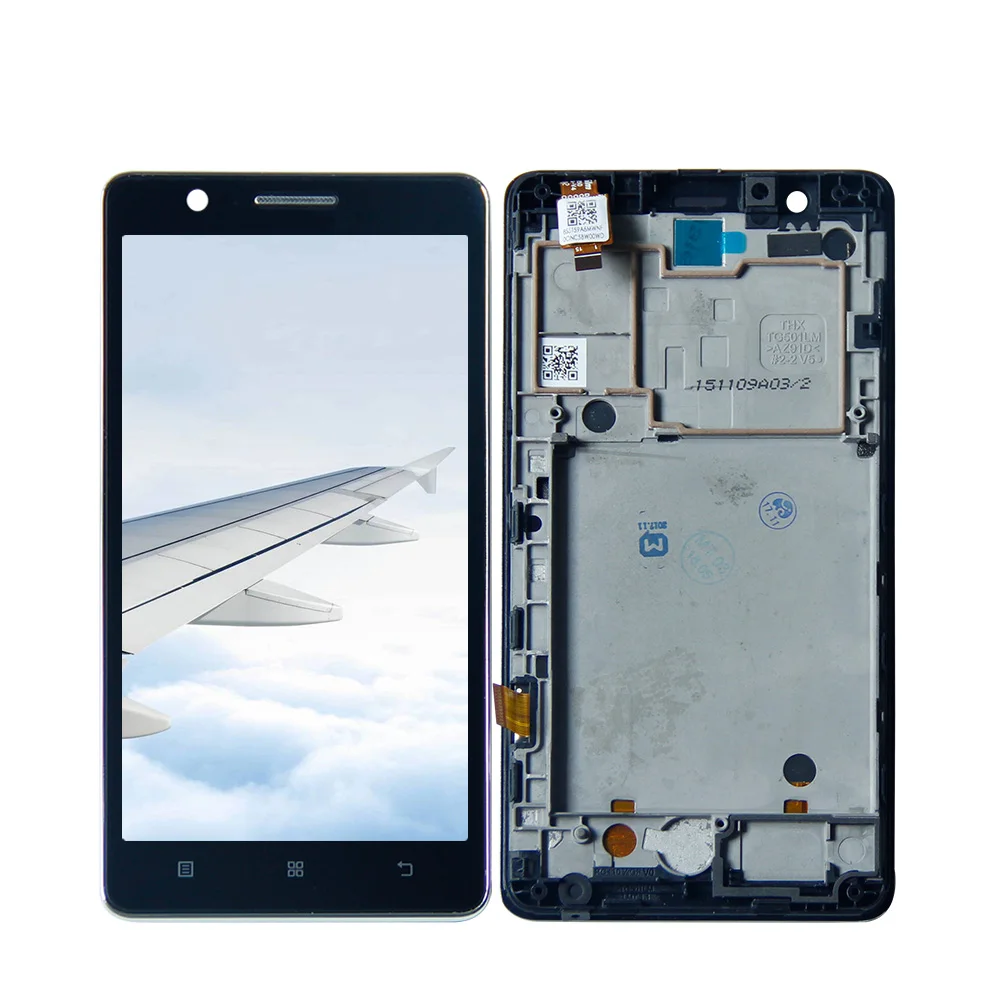 

For Lenovo A536 LCD Display Touch Screen Digitizer Assembly With Frame Replacement Parts Free Tools