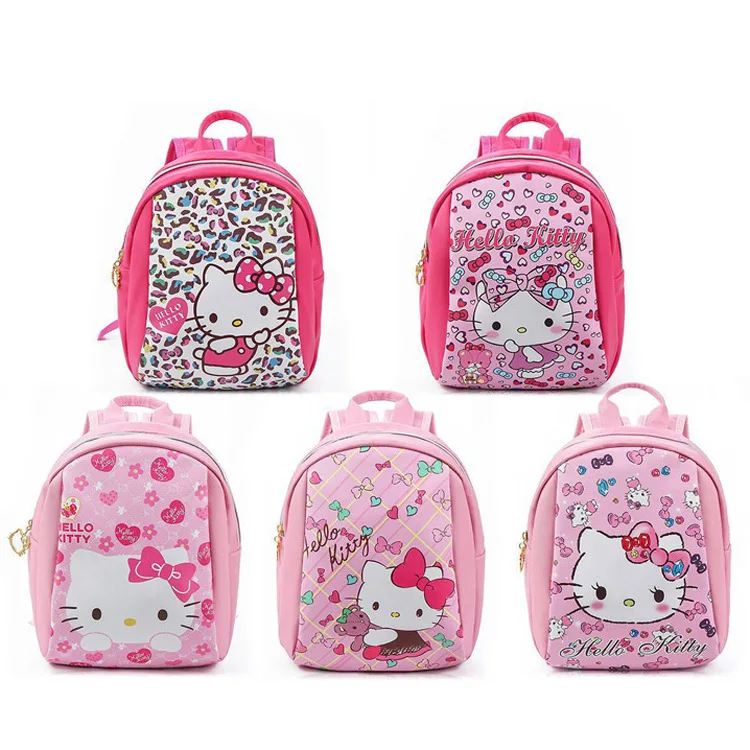 

IVYYE KT Cat Love Style Fashion PU Backpacks Rucksacks Cartoon Backpack Casual Child Schoolbags Kid Knapsack Unisex New