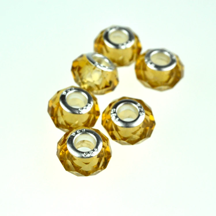 

Стеклянные бусины с гранями, 9 х14 мм, 100 шт./лот