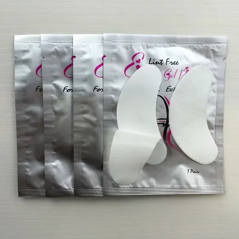 Fina e Macia Patches para a Extensão dos Cílios Pares Linkt-livre Almofadas Olho Descartável Eye Falsos Cílios Frete Grátis 400 Pcs – 200