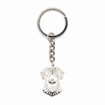 

2019 New Arrival Jewelry Silver Alloy Dog Shaped Key Chains Lovers' Nova Scotia Duck Tolling Retriever Key Chains