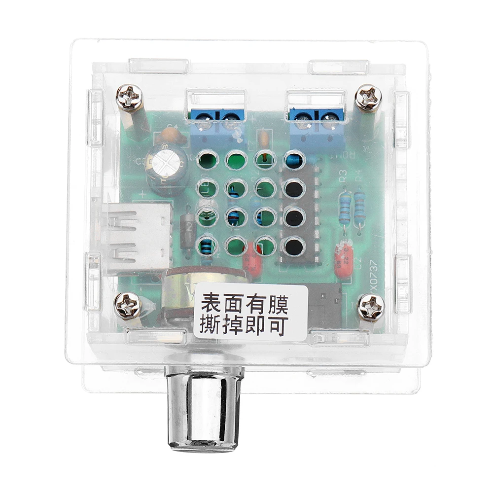 LEORY DIY двухканальный AC/DC 5 V CM2038 USB мини-усилитель модуль с высокой точностью готовой доски и оболочки