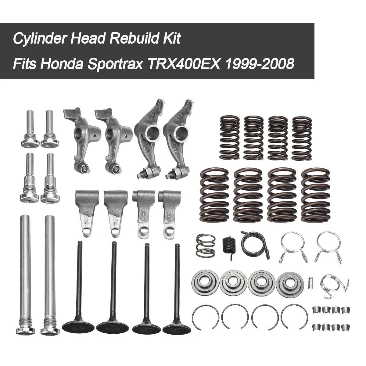 

1Set Rc Car Parts Cylinder Head Rebuild Kit Fits ABS Plastic+Mental for Honda Sportrax TRX400EX 1999-2008