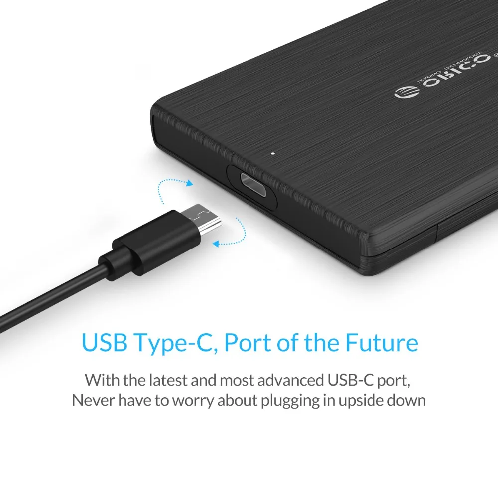 ORICO USB 3.0 to SATA 3.0 HDD Case 2.5" HDD Enclosure External Hard Drive Case Support 2TB UASP Connected to PC,laptop,PS4 hdd external box 3.5